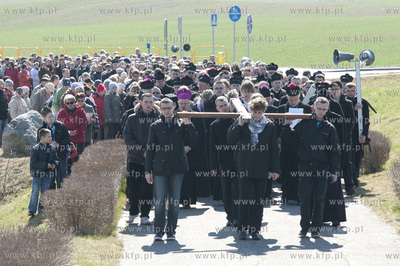 Tradycyjnie w Wielki Piatek na Gorze Jana Pawla II...
