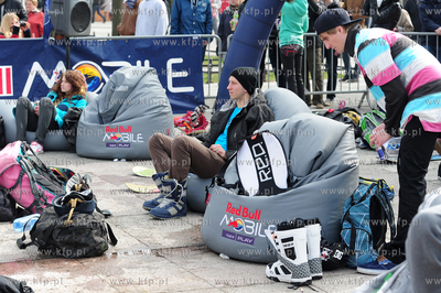 Sopot. Plac Zdrojowy przy molo. Zamkniecie zimowej...