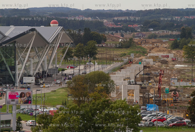 Budowa kolei metropolitalnej na przeciwo Terminala...
