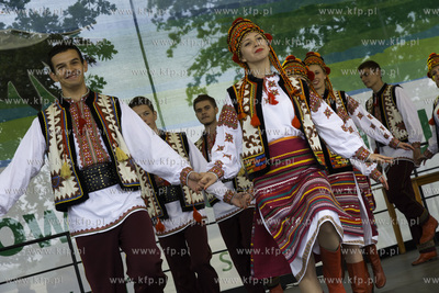Dożynki Województwa Pomorskiego w Swołowie. Na zdjęciu...