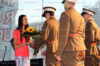 Oktawia Nowacka zdobywczyni brazowego medlau na  Igrzyskach...