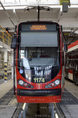 Zajezdnia Wrzeszcz. Nz. tramwaj d wag n8c 07.02.2020...