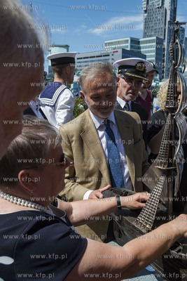 Gdynia. Odsłonięcie makiety słynnego polskiego żaglowca...