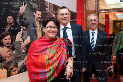 Pierwszy oficjalny polski pokaz filmu Andrzeja Wajdy...