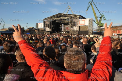 Gdansk. Stocznia. Koncert Zaczelo Sie W Polsce bedacy...