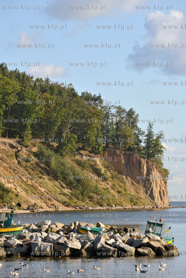 Gdynia, Orlowo. Widok na klif. 17.09.2009 fot. Maciej...