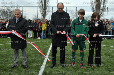 Gdansk, Suchanino. Otwarcie zespolu boisk w Gimnazjum...
