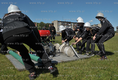 Zawody jednostek  Ochotniczych Strazy Pozarnej gminy...