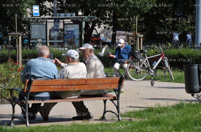 Gdansk Brzezno. Skwer w poblizu ul. Zdrojowej. 20.08.2011...