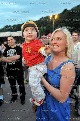 Gdansk. Fanzone - Strefa Kibica. Relacja meczu Mistrzostw...