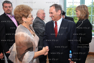 Urodziny Lecha Walesy w Palacu Opatow w Gdansku Oliwie....