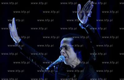 Heineken Open'er Festival w Gdyni. Nz. Nick Cave 04.07.2013...
