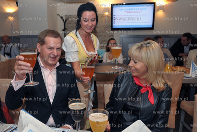 Swoeto piwa Oktoberfest 2013 w Brovarni Gdansk nalezacej...