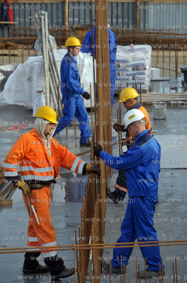 Banino, ul. Tuchomska. Uroczystosc wmurowania kamienia...