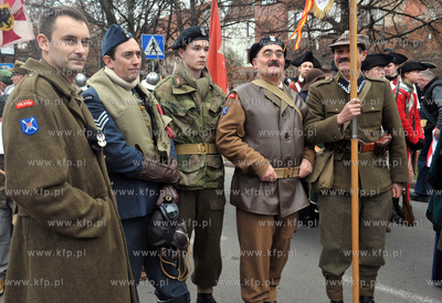 Gdanska Parada Niepodleglosc na ul. Podwale Staromiejskie....