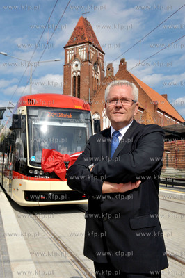 Pierwszy przejazd tramwaju nowa linią na trasie Siedlce...