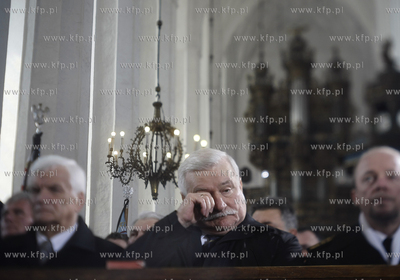Gdansk. Bazylika Mariacka. Msza sw. za tragicznie zmarlych...