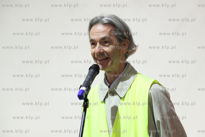 Uroczystosc zawieszenia wiechy na budowanym Teatrze...