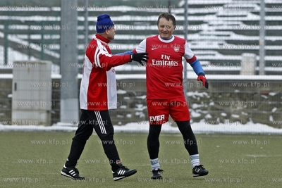 Gdansk. Boisko przy ul. Traugutta.  Sylwestrowy mecz...