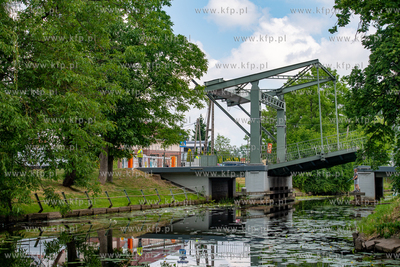 Most zwodzony na Tudze w Nowym Dworze Gdańskim na...