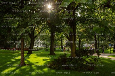Park na Targu Rakowym po modernizacji. 5.08.2019 /...
