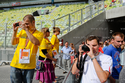 Gdansk Letnica. Dzien otwarty nowego gdanskiego stadionu...