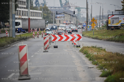 Gdansk. Remont ul. Marynarki Polskiej
26.10.2011
fot....