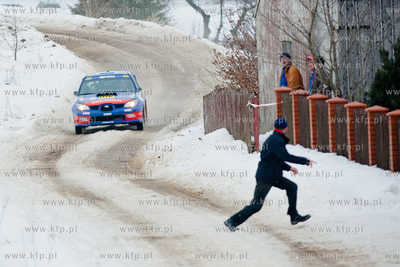 Strzepcz. Odcinek specjalny 8 Rajdu Lotos Baltic Cup....