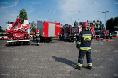 Gdansk. Teren bazy autobusowej ZKM przy ul. Hallera....