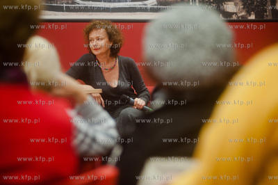 Gdansk. Biblioteka Manhattan w CH Manhattan. Spotkanie...