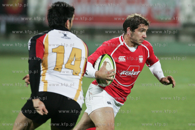 Gdansk. Stadion Miejski przy ul. Traugutta. Mecz rugby...