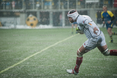 Gdynia. Narodowy Stadion Rugby. Mecz rugby dywizji...