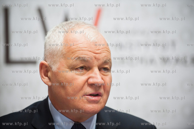 Gdansk. Hotel Radisson Blu. Uroczysta konferencja prasowa,...