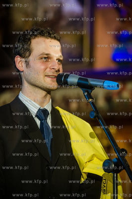 Gdansk. Dwor Artusa. Gala wreczenia nagrod dla zeglarzy...