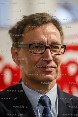 Gdańsk. Historyczna sala BHP. Konferencja prasowa...