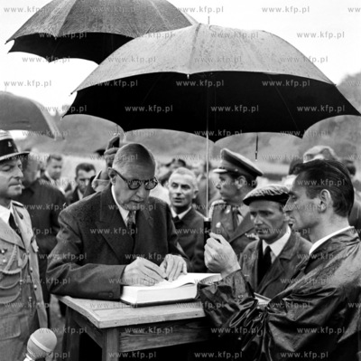 Wizyta Prezydenta Francji gen. Charles de Gaulle w...
