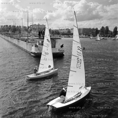 Regaty Finn Gold Cup w Gdyni. 23.07.1965 0003393z_lipiec1965...
