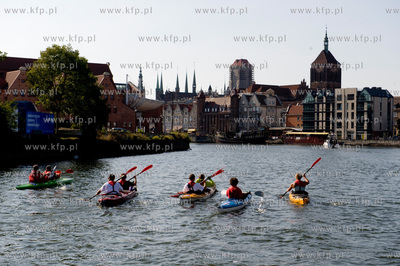 Gdansk. Ekspedycja Wisla podroznika Marka Kaminskiego...