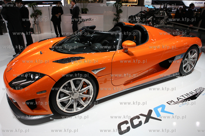 Targi motoryzacyjne w Genewie. Nz. Koenigsegg CCXR
03.03.2010
fot....