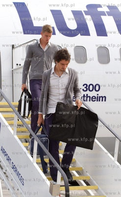 Port Lotniczy Gdansk im. Lecha Walesy, przylot reprezentacji...