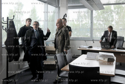 Plan zdjeciowy filmu Uklad Zamkniety w rezyserii Ryszarda...