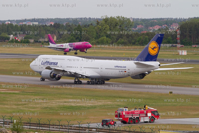 Gdansk. Rebiechowo. Odlot najdluzszego samolotu pasazerski...