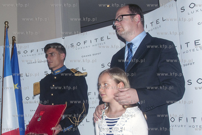 Grand Hotel w Sopocie. Prezydent miasta Gdanska Pawel...