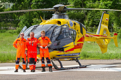 Misja Lotniczego Pogotowia Ratunkowego Gdansk, ladowisko...
