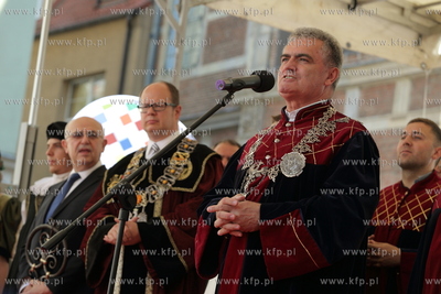 Otwarcie 753 Jarmarku św. Dominika w Gdansku. Nz....