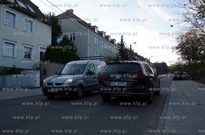 Gdańsk. Ulica Sobieskiego po remoncie nawierzchni....