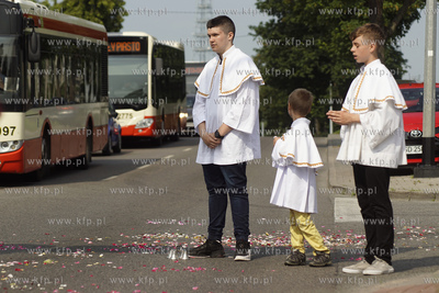 Procesja Bożego Ciała w parafii św. Maksymiliana...