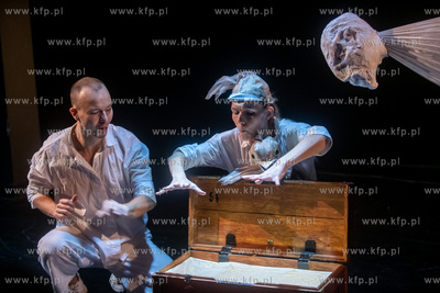 Spektakl Rybak i Geniusz w Teatrze Gdynia Główna....
