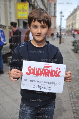 Gazeta Rock Cafe na ulicy Tkackiej w Gdansku. Jeden...