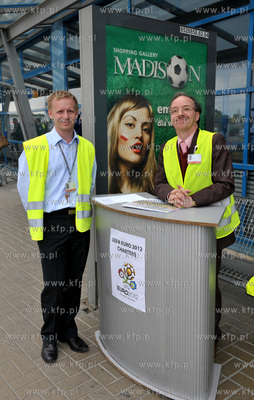 Gdansk, Rebiechowo. Kibice z Irlandii przylatuja do...